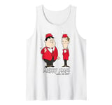 Laurel & Hardy Christmas Comic MERRY XMAS Tank Top