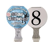 Boxer Gifts Star Dancer Scoring Paddle | Be a Judge & Play Along With TV Talent Shows | Fun For All The Family, Silver, One