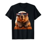 Wombat with Sunglasses Australia Marsupial Cute Wombat T-Shirt