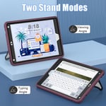 Kickstand tablet-kotelo iPadille 9,7 tuumaa (2017/2018)/iPad Air 2/iPad Pro 9,7 tuumaa (2016) Leopard Style