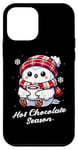 iPhone 12 mini Funny White Owl Hot Choco Scarf Merry Christmas Mom Dad Kids Case