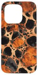 iPhone 15 Pro Pattern Natural Animal Leopard pattern Orange Case