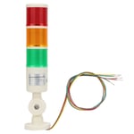 Indicateur LED d'avertissement de Machine CNC rouge/Orange/vert, Signal lumineux d'alarme avec buzzer 24VDC