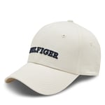 Keps Tommy Hilfiger Hilfiger Prep Cap AW0AW16040 Écru