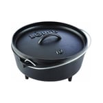 Lodge 25.4 cm / 3.79 litre / 4 quart Pre-Seasoned Cast Iron Outdoor / Camp Dutch Oven