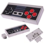 Manette de Jeu Pad Sans Fil Gris pour Nintendo NES Mini Jeu Console Classique