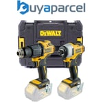 Dewalt DCK2062 18v Brushless DCD709 Combi Drill DCF809 Impact Driver Bare+ Tstak