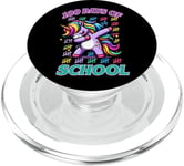 100 jours d'école à tamponner Unicorn Rainbow PopSockets PopGrip pour MagSafe