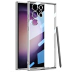 COQUE Coque ultra fine en TPU pour Galaxy S24 Ultra 5G - Placage sous vide HD - Argenté