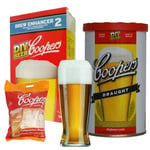 COOPERS Home Brew Bundle Kit - DRAUGHT BEER + Brew Enhancer + Carbonation Drops