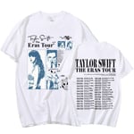 Vit Multi-Style Taylor Swift Fan T-shirt Tryckt T-shirt Skjorta Pullover Vuxen Kollektion Taylor Swift T-shirt Finns i Olika Stilar style 6 S