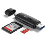 Ugreen USB-A Till USB-C Micro SD Card Reader - Svart