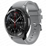 (harmaa) Ranneke Samsung Galaxy Watch 4 44mm 40mm 5 pro active 2 Gear s3 silikoni correa rannekoru Huawei kello GT/2/3 ranneke|