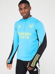 adidas Men's Arsenal Training Top - Blue, Blue, Size L, Men