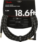 Fender Instrumentkabel Black Tweed - 5.5m [vinklad]