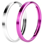 NiSi Ricoh GR3 X RING CAP (ROSE RED &SILVERY)