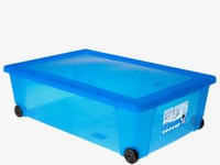 Boîte Rollbox Avec Roues 59x39x18,5 Bleu' Co Vert Stefanplast