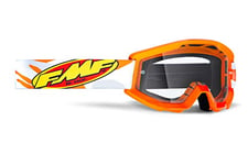 FMF Goggles POWERCORE Goggle Assault Orange Clear Lens