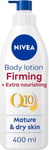 NIVEA Q10 60+ Mature Skin Body Lotion (400ml), Nourishing Firming Cream with Q1