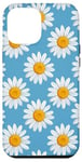 Coque pour iPhone 13 Pro Max Daisy Color Flower Floral Pattern Seamless Drawing