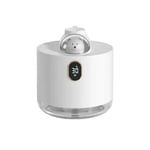 Humidificateur d'air silencieux avec veilleuse,deux modes de pulvérisation,2000mAh,arrêt automatique,maison,grande pièce,plantes - Type Space white-USB charging