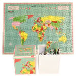 Rex London Map of World Jigsaw - 300 Pieces