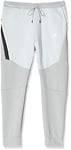 Nike M Nsw Tch Flc JGGR Sport Trousers - Light Smoke Grey/Pure Platinum/(White), Small