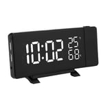 Digital Clock 3 Color Projection Led Switch Display Time Clock Temperature Set