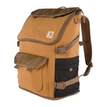 Carhartt Unisex's 35l Nylon Workday Backpack, Durable Water-Resistant Pack with 15" Laptop Sleeve and Adjustable Shoulder Straps Brown, One Size