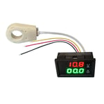 Hall Amperemeter Voltmeter DC 0-300V 200A Batterimonitor LED Digital Strömspänningmätare 12V 24V 36V