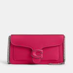 Coach Tabby Chain Leather Clutch Bag