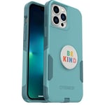 OtterBox Bundle: Commuter Series for iPhone 12/13 PRO MAX - (RIVETING WAY) + PopSockets PopGrip - (BE KIND)