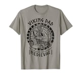 Funny Viking Dad Medieval Lawn Mower Lawnmower Father Figure T-Shirt