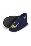 Sterntaler garçon Chaussons Dinosaure Chaussures bébé, Bleu Marine, 18 EU