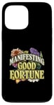 iPhone 13 Pro Max Manifesting Good Fortune Floral Inspiration Case