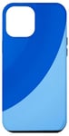 iPhone 12 Pro Max Blue Simple Design Case