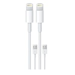 2-pack 2 m / Lightning laddare iPhone 13/12/11/ Xs/Max/X/8/7/6/5