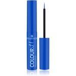 essence COLOUR it! Flydende eyeliner Skygge 01 Royal Blue 3 ml