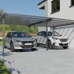 Carport double aluminium Trigano Mistral Double - 30 m²