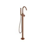 Mpro Mitigeur baignoire sur pied - avec douchette stick - Bronze brossé - Crosswater