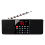 (TR602) TR602 Radio Kannettavat radiot Am Fm Ladattavat Bluetooth-kaiuttimet Stereo Fm Radiovastaanotin Paristot MP3-soitin