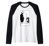 Don Juan, Sganarelle & the Beggar by Aubrey Beardsley (1896) Raglan Baseball Tee