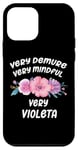 iPhone 12 mini Violeta Personalized Very Demure Very Mindful Violeta Name Case