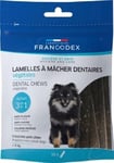 Francodex Snack HYGIÈNE Dentaire pour Chiens jusqu'à 5 Kg, 1 Sachet de 15 Sticks