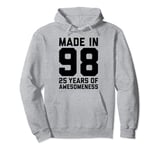 25th Birthday Shirt 25 Year Old Gift Men Women Son Daughter Pullover Hoodie