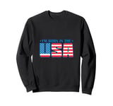 United States I'm born in the USA Sweatshirt