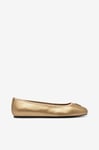 Tommy Hilfiger - Ballerinaskor Gold Leather Ballerina - Guld