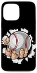 Coque pour iPhone 13 Pro Max T-shirt Take Me Out to The Ball Game pour les fans de baseball.