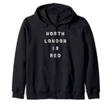 North London Is Red - Arsenal COYG Football Slogan Zip Hoodie