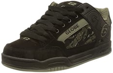 GLOBE Homme Tilt Chaussure de Skateboard, Black/Tiger Camo, 39 EU